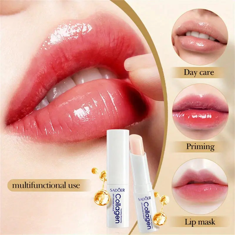 LipsGlow® – Bálsamo Labial con Colágeno y Ácido Hialurónico