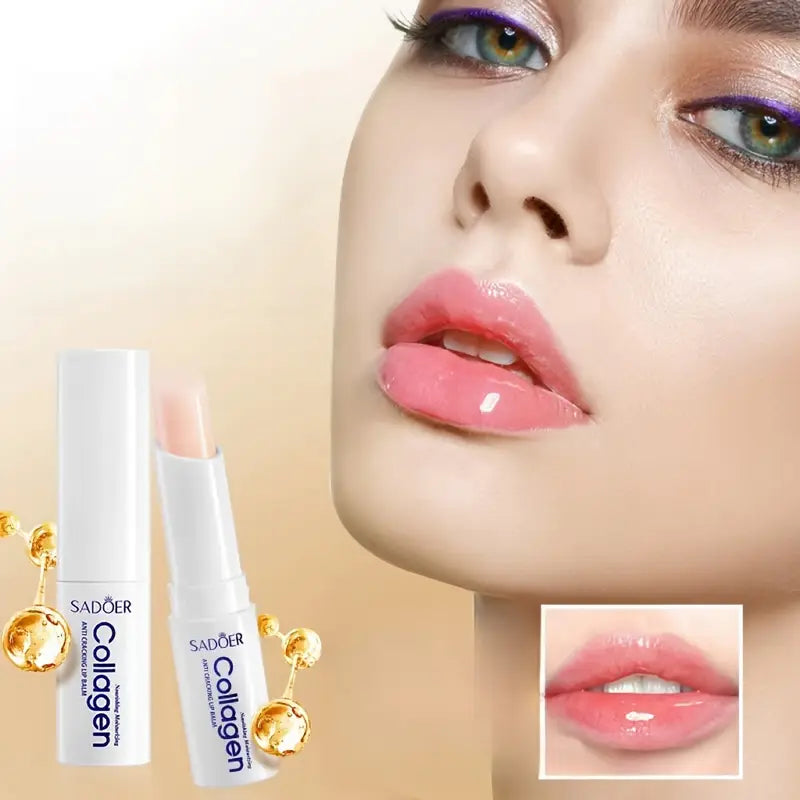 LipsGlow® – Bálsamo Labial con Colágeno y Ácido Hialurónico