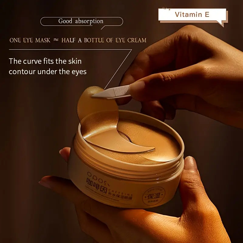 GoldEyes® – Parches Reafirmantes para Ojeras con Péptidos y Ácido Hialurónico