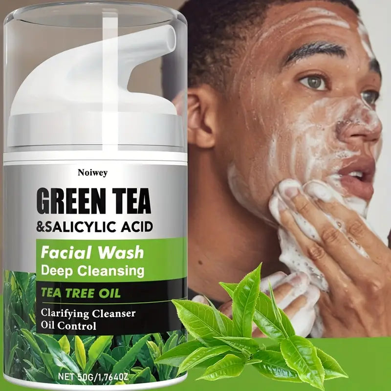 GreenPur® – Limpiador Facial Profundo con Té Verde y Ácido Salicílico