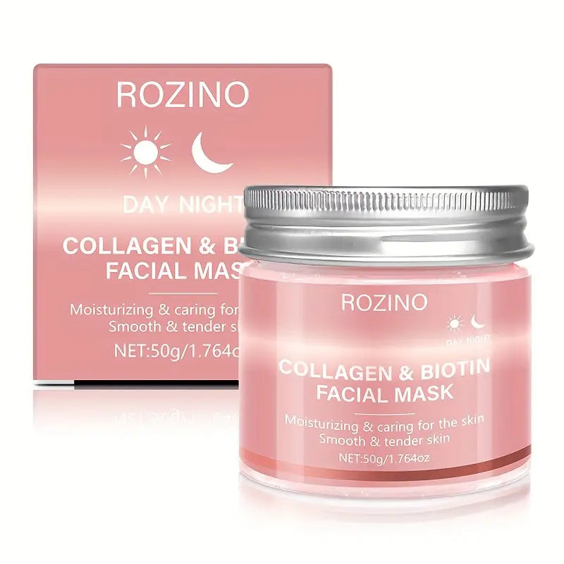 GlowPeel® – Máscara Facial Hidratante con Colágeno y Biotina