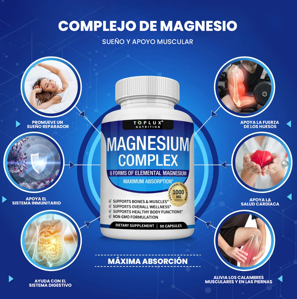 Complejo de Magnesio 620 mg: Potencia y Bienestar Integral