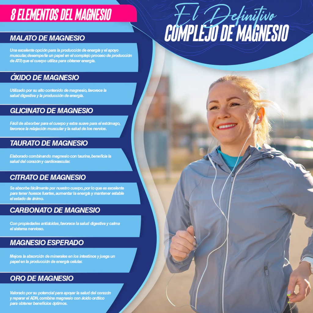 Complejo de Magnesio 620 mg: Potencia y Bienestar Integral