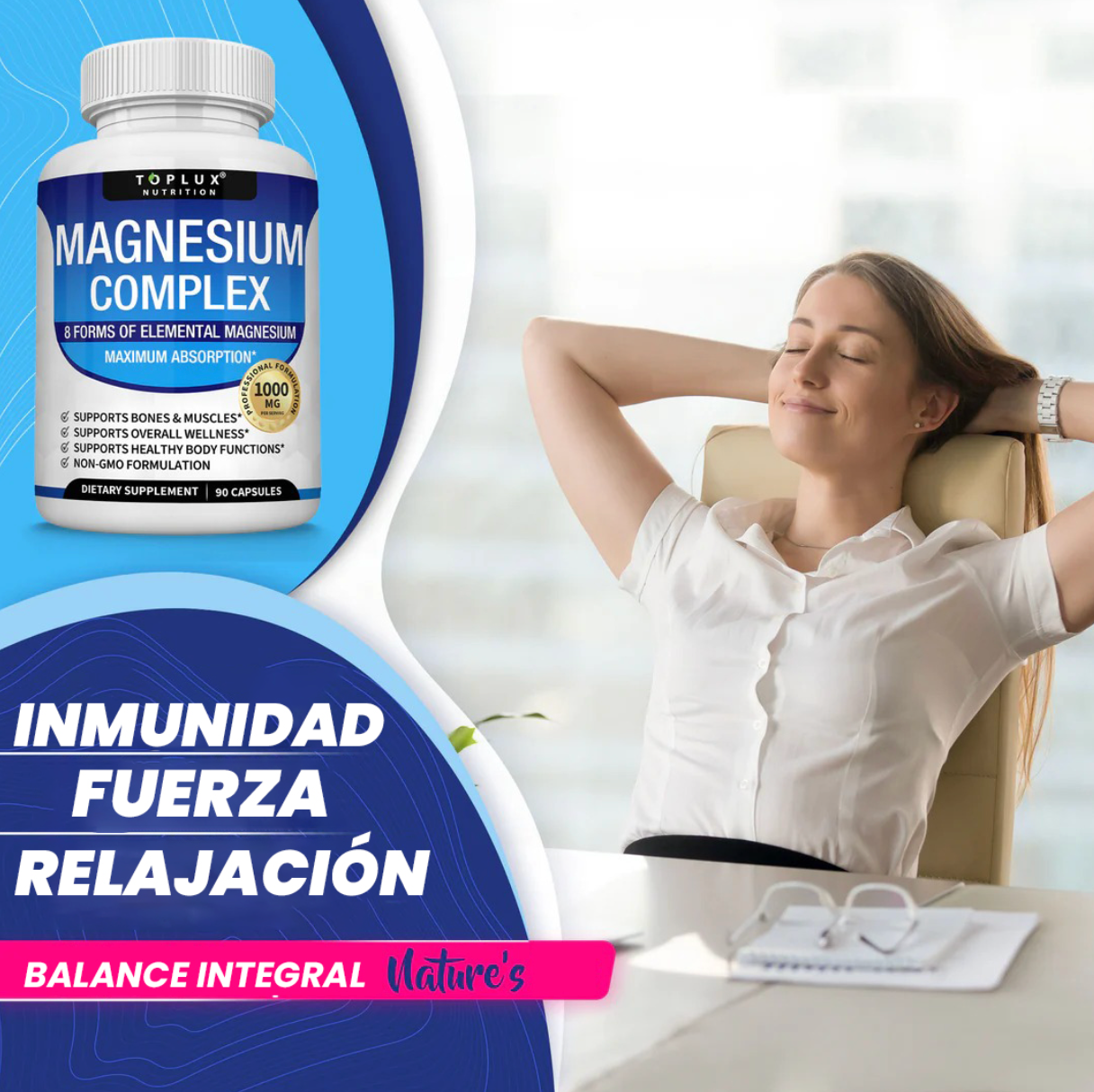 Complejo de Magnesio 620 mg: Potencia y Bienestar Integral