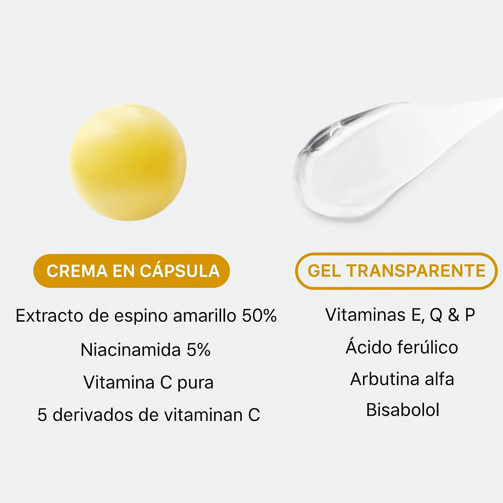 VitaGlow® – Crema hidratante iluminadora con cápsulas de Vitamina C