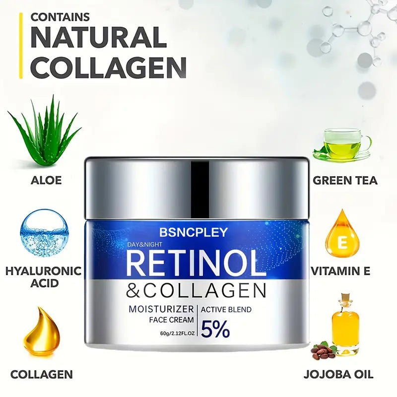 RetinGlow® – Set Reafirmante con Retinol y Colágeno Día & Noche